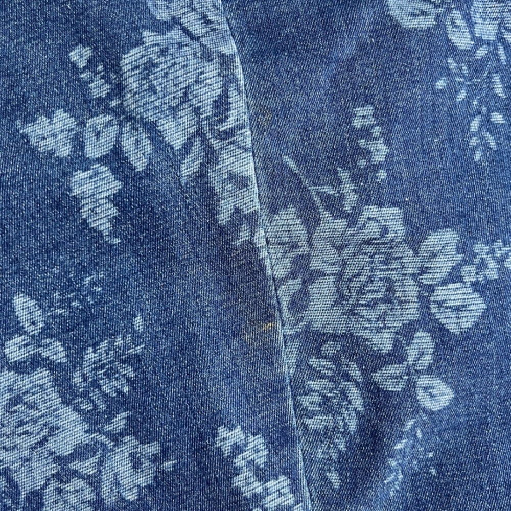 We The Free Blue Floral Denim Flare Jeans - Picture 15 of 15